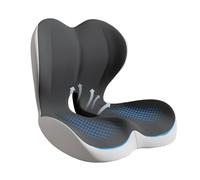 Advanced Slow-Rise Memory Foam Seat Cushion - Orthopedic Coccyx & Lumbar Support Pillow for Tailbone & Back Pain Relief - Lasting Comfort for Office Chair, Car, Truck, Wheelchair - Non-Slip