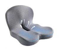 Advanced Slow-Rise Memory Foam Seat Cushion - Orthopedic Coccyx & Lumbar Support Pillow for Tailbone & Back Pain Relief - Lasting Comfort for Office Chair, Car, Truck, Wheelchair - Non-Slip