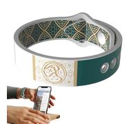 Advanced Smart Bracelet - Smart Wearable Silicone Wristband with Blood Pressure, Heart Rate and Stress Measurement, Sedentary Reminder, Automatic Sleep Analysis, Exercise Modes and Touch Screen