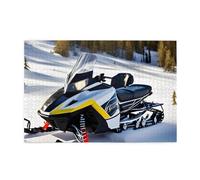 Advanced Snowmobile Horizontal Wooden Jigsaw Puzzle 1000 Pieces Relax and Improve Hands on Skills and Concentration
