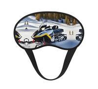 Advanced Snowmobile It is a Black-Rimmed Eye mask. The Soft Eye mask can Improve Sleep Quality and is Suitable for Indoors, Outdoors and Traveling.