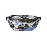 Advanced Snowmobile Running Waist Pack-No-Bounce Phone Holder for Gym, Waterproof Crossbody Bum Bag with Adjustable Strap
