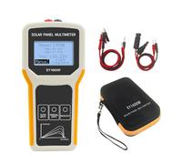 Advanced Solar Panel Tester Tool With Overloads/Voltages Protections For Open Circuits Voltages Testing On Boats Car Photovoltaic Multimeter With Backlights
