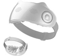 Advanced Steam Eye Massager with Heat Therapy, Nano Mist Moisturizing for Dry Eye, Stye & Blepharitis Relief, Rechargeable Hot Compress Mask for Dark Circles and Puffiness White