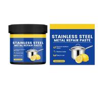 Advanced Steel Polishs, Scratch Removal Paste, Deep Cleaning Compound with Protective Shine Layer, Industrial Grade Metal Cleaner, Restoring Cream with Quick Buff Finish for Restaurant RV