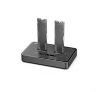 Advanced Technology in a Compact Design The Dual Bay M 2 SSD Duplicator Dock Supports Quick Transfers at a Rate of 20Gbps and Up to 8TB Storage (Standard)