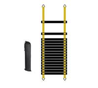 Advanced Training Ladder - Speed Agility Equipment for Athletes | Nylon with Adjustable Rungs, Fitness Ladder for Soccer, Quick Footwork Tool for Hockey, Portable Exercise Gear for Track and Field