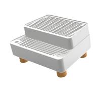 Advanced Two Layer Intelligent Puss Wastebasket Step Combining Not Slip ABS and Quiet More Unsullied Optimal Pet Grooming Multiple Puss