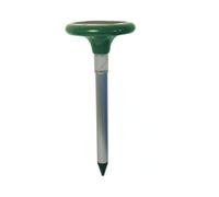 Advanced Ultrasonic Solar Mole Deterrent Repeller & LED Light Pestbye Green One Size