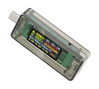 Advanced USB C Tester with Double Interfaces Display and Temperature Sensors for Accurate Measurement Power Meter