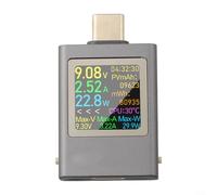 Advanced USB Power Meter HDC 085C, Measures DC Voltage from 4 5V to 50V and Peak Current of 12A with User Friendly Interface (B)