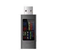 Advanced USB Tester Power Meter Charging Assessment Instrument With Real Time Voltages And Current Display For User Charging Tester
