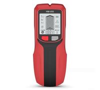 Advanced Wall Metal Detector with Live AC Wire Detection Find Hidden Metal Objects, Pipes, and Studs in Various Wall Types (Red)