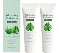 Advanced whitening underarm and body deodorant cream, made with a 60% natural plant complex, reduces dark spots, soothes irritation, and controls odor.