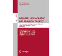 Advances in Information and Computer Security : 16th International Workshop on Security, IWSEC 2021, Virtual Event, September 8-10, 2021, Proceedings