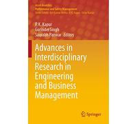 Advances in Interdisciplinary Research in Engineering and Business Management (Asset Analytics)