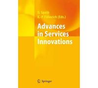 Advances in Services Innovations by Dieter Spath (English) Hardcover Book
