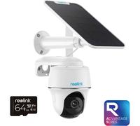 Reolink 4G LTE 4MP Super HD Pan&Tilt Wireless Camera with 64GB SD Card