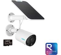 Reolink Advantage Series 2K WiFi AI Solar/Battery Cam Kit+64GB - BWB2K07SP64