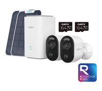 Advantage Series Hub Kit, 4K Battery WiFi Security Cameras + Solar + 128GB