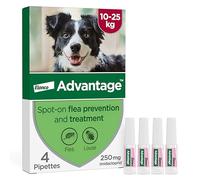 Advantage Spot On Flea Treatment 250 Large Dogs 10-25kg, 4 pipettes