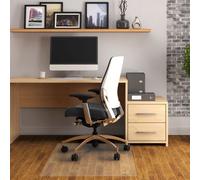 Advantagemat® Vinyl Rectangular Chair Mat for Hard Floor - 116 x 150cm