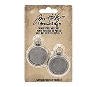 Advantus Idea-Ology Mini Pocket Watch Frames 1-inch-Antique Nickel 531116,Multicoloured,8.4x11.6x1.37 cm