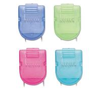 ADVANTUS Panel Wall Clip for Fabric Panels, Standard Size, 40-Sheet Capacity, Box of 50, Assorted Cool Colors (75336)