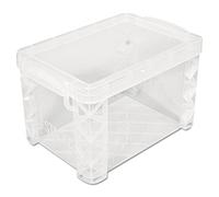 Advantus Super Stacker 4" x 6" Index Card Box, Clear, 1 Box, 40305