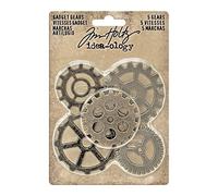 Advantus TH93297 Idea-Ology Metal Gadget Gears 1.5 2-inch, Antique Nickel, Brass & Copper, Other, Multicoloured, 10.21x13.99x1.06 cm