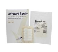 Advazorb Border Hydrophilic Foam Square Lite Dressing, 10 x 10 cm