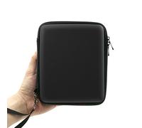 ADVcer 2DS Case, EVA Waterproof Hard Shield Protective Carrying Case with Hand Wrist Strap and Double Zipper Compatible with Nintendo 2DS (Black)