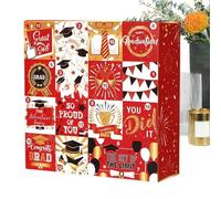 Advent Box for Graduation | 2026 to Fill and Assemble Yourself, Customisable Cardboard Box for the Season and Graduations | for Graduation Ceremony University High School Fes