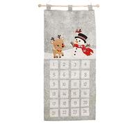 Advent Calendar 2021 Baby's First DIY Fabric Fill Your Own Christmas Countdown Calendar (Snowman & Reindeer)