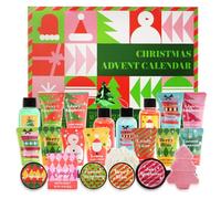 Advent Calendar 2024, 24pc Christmas Spa Gifts Set for Women, Hand Cream, Lotions, Bubble Baths,Christmas Tree Bomb Skincare Christmas Gift for Mum Ladies