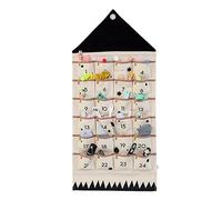 Advent Calendar 2024, Christmas Advent Hanging Calendar with 24 Pockets Empty Fillable Countdown Cloth Advent Calendar Organiser Xmas Decorations for Door Wall Christmas Countdown Advent Calendars