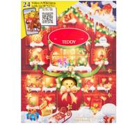 Advent Calendar 2024 for Men and Women - Lindts Teddy Bear Chocolate Advent Calendar 250g with a Thank You Sticker - Countdown to Christmas Advent Calendar- Chocolate Gift