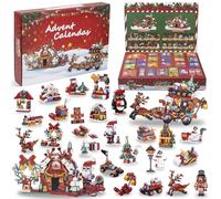 Advent Calendar 2024 Kids,24 Day Christmas Advent Calendar for Kids/teenagers,12 In 1 Building Blocks Set Toys for Boys/Girls