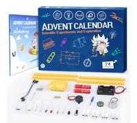 Advent Calendar 2025, 24 Days Christmas Science Experiments Countdown Calendar for Boys Kids and Children Who Love Science