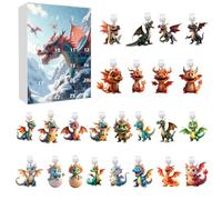 Advent Calendar 2025 2D Interesting Phone Charging Port Dirt Proof Plug Countdown Calendar Set Cute Acrylic Collectible Phone Decoration (24pcs) (A, 26x18cm)