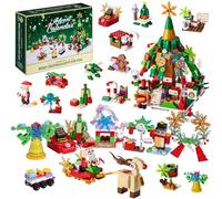 Advent Calendar 2025 Blocks, Christmas Advent Calendar for Adult Kids Christmas Toy 24 Days Calendar Countdown 12 In 1 Advent Puzzle in 24 Boxes