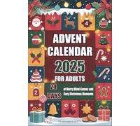 Advent Calendar 2025 for Adults: 24 Days of Merry Mind Games and Cozy Christmas Moments