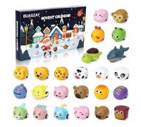 Advent Calendar 2025 for Kids, 24 Days Christmas Countdown Calendar with Pull-back Car Toys