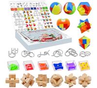 Advent Calendar 2025 for Kids - 24 Days of Christmas Countdown Calendar with Brain Teaser Puzzle Toys - Kid Adults Advent Calendar for Boys Girls Teens Christmas Presents for Kids