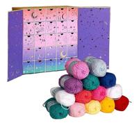 Advent Calendar 2025, Handmade Yarn Christmas Countdown Calendar For Crochets Enthusiasts Winter Projects Daily Crafting Seasonal Decorating