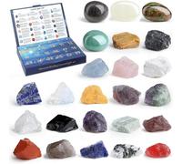Advent Calendar 2025 Holiday Countdown 24Pcs Natural Crystal Gemstones Rock Collection, Festive Calendars Gifts For Everyone Teens, Xmas Countdown With Starry Sky & Dolphin Design