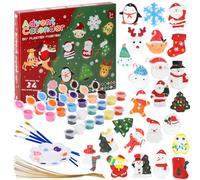 Advent Calendar 2025 Kids Art and Crafts, 24 Days Christmas Calendar Countdown Advent DIY Creative Arts and Crafts for Kids, Advent Calendar 2025 Christmas Toys & Gifts for Boys Girls