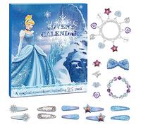 Advent Calendar 2025 Kids, Frozen Style Christmas Countdown Calendar for Girls, DIY Surprise Charm, Pendant, Hair Accessories, Ring, Advent Calendar Creative Gifts
