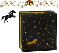 Advent Calendar 2025 - Winter Sky Design Horse Countdown Calendar,24 Day Countdown with Holiday Surprises,ChristmasGift for Horse Lovers, Riders and Stable Owners (A)