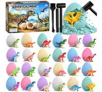 Advent Calendar 2026 Dinosaur - Children's Excavation Set: 24-Day Advent Calendar with 24 Dinosaur Models and Dinosaur Eggs for Digging Out, the Ideal Christmas Gift for Boys and Girls